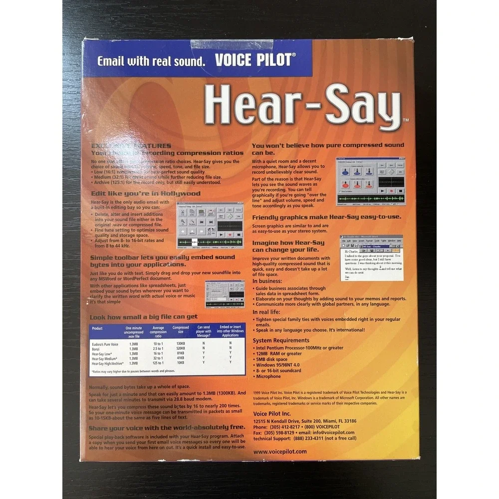 Voice Pilot Hear-Say PC CD